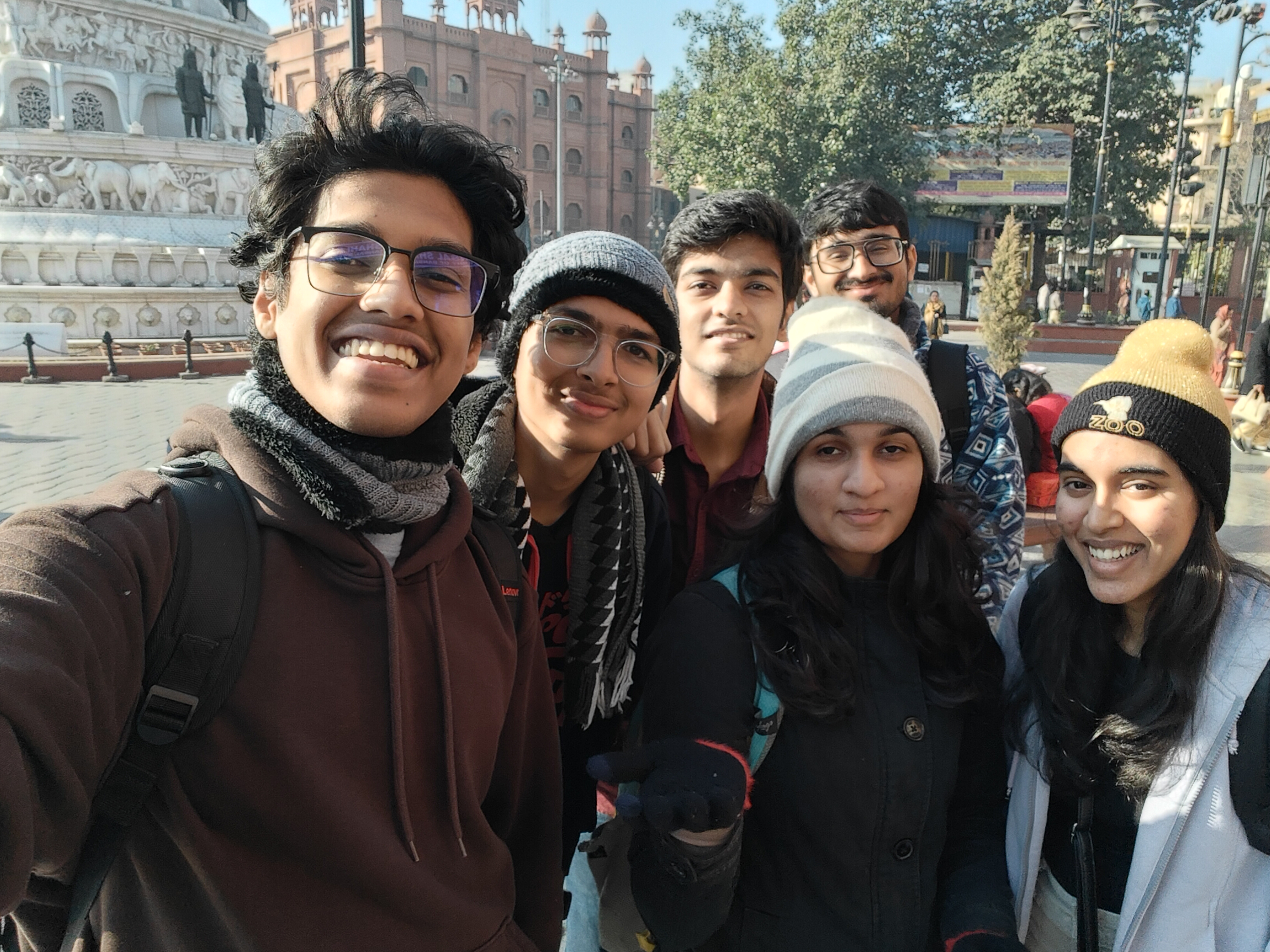 Team arrival at Amritsar Airport for Smart India Hackathon 2024